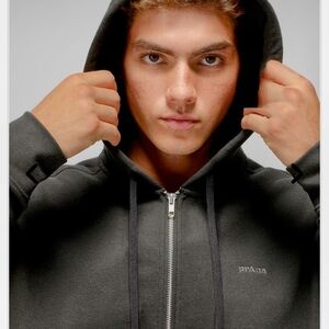 Prana Men's Dark Iron Zip-Up Sweater